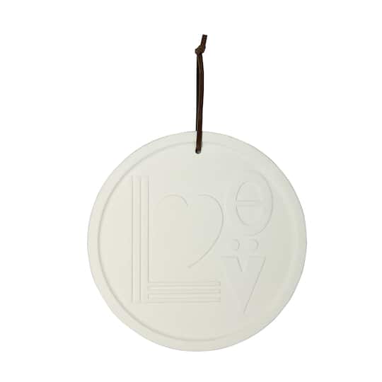 Jonathan Adler x Michaels 8" Love DIY Round Ceramic Plaque